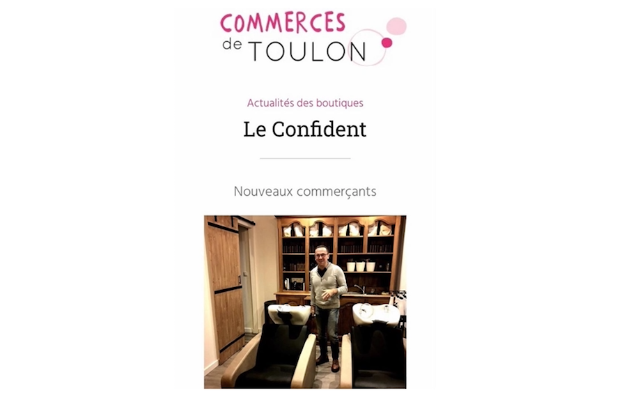 Le Confident x Les Vitrines de Toulon