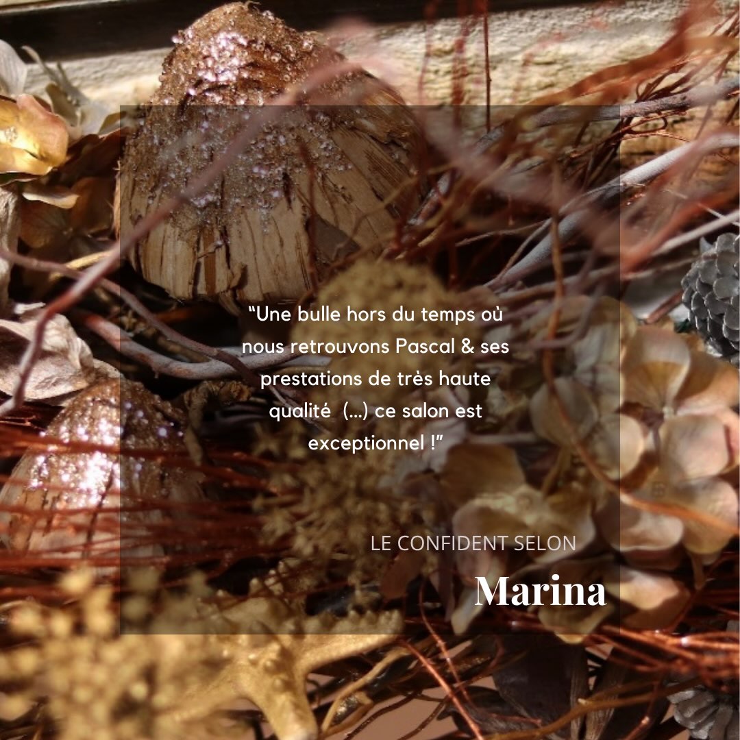 Le témoignage de Marina sur un décor floral du Confident.